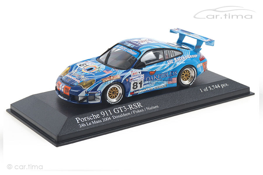 Porsche 911 (996) GT3 RSR 24h Le Mans 2004 Minichamps 1:43 400046981 Porsche 911 (996) GT3 RSR 24h Le Mans 2004 Minichamps 1:43 400046981