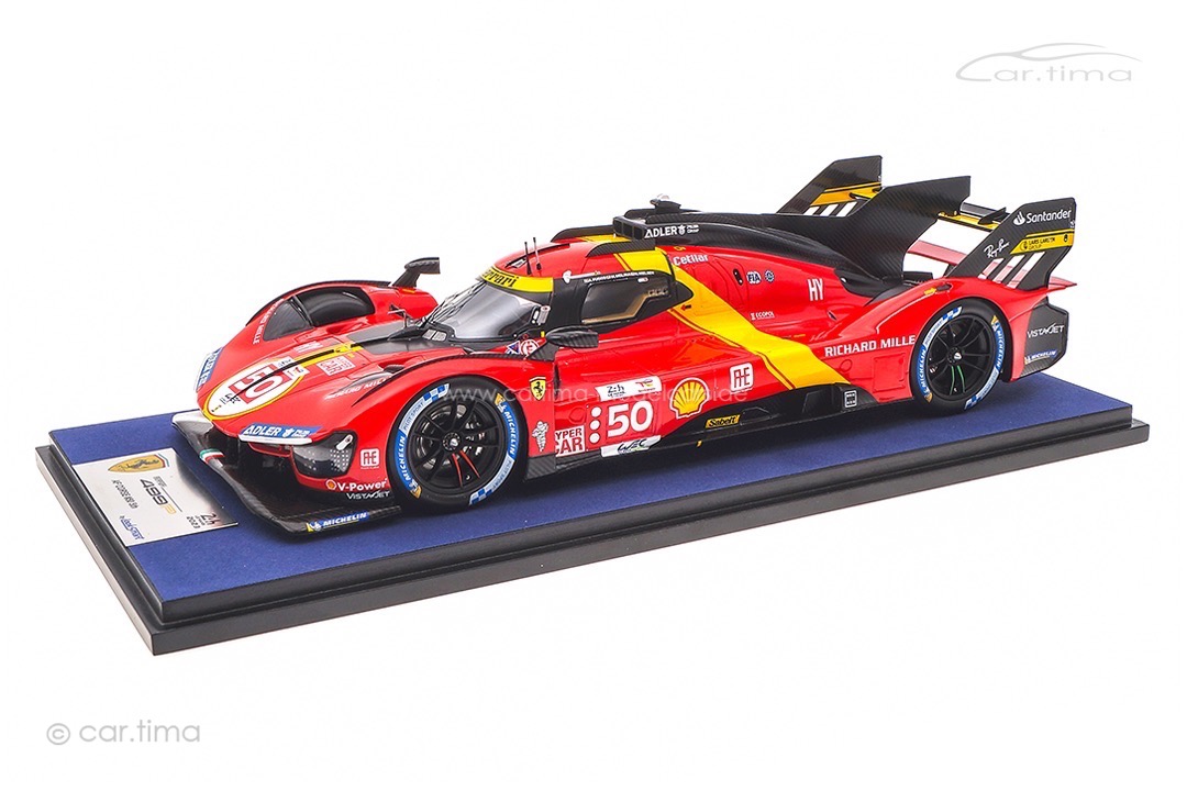 Ferrari 499P 24h Le Mans 2023 Fuoco/Molina/Nielsen LookSmart 1:18 LS18LM034 Ferrari 499P 24h Le Mans 2023 Fuoco/Molina/Nielsen LookSmart 1:18 LS18LM034