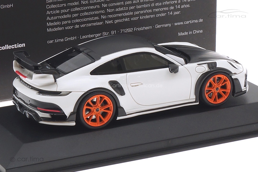 TECHART GTstreet R (Basis 992 Turbo) Weiß/Rad Gulforange car.tima CUSTOMIZED CAC04323011 TECHART GTstreet R (Basis 992 Turbo) Weiß/Rad Gulforange car.tima CUSTOMIZED CAC04323011