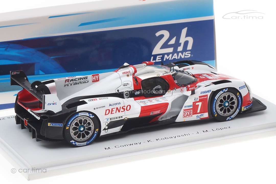 Toyota GR010 Hybrid Winner 24h Le Mans 2021 Conway/Kobayashi/Lòpez Spark 1:43 43LM21 Toyota GR010 Hybrid Winner 24h Le Mans 2021 Conway/Kobayashi/Lòpez Spark 1:43 43LM21