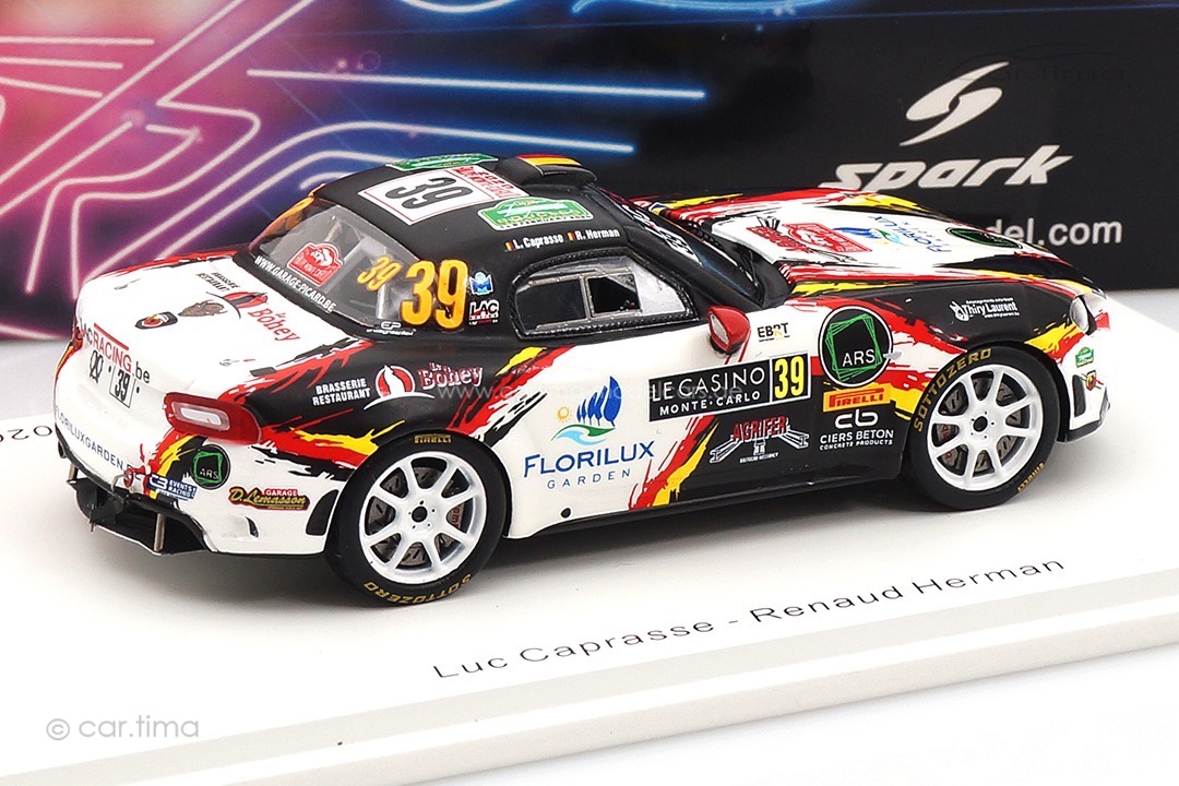 Abarth 124 Rally RGT Rallye Monte Carlo 2020 Caprasse/Herman Spark 1:43 S6565