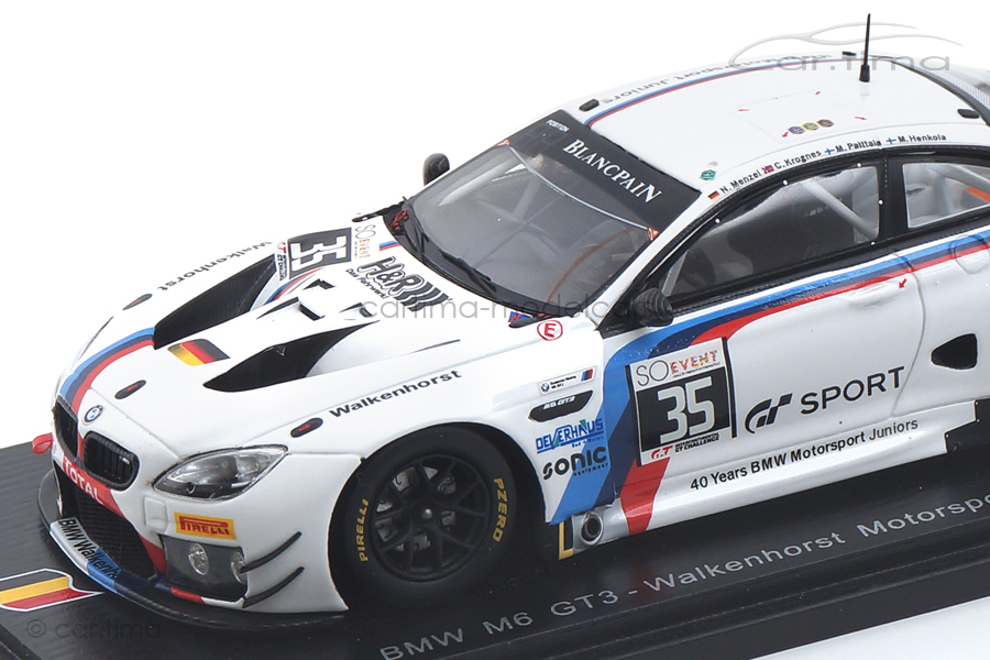 BMW M6 GT3 24h Spa 2017 Palttala/Krognes/Menzel/Henkola Spark SB177 BMW M6 GT3 24h Spa 2017 Palttala/Krognes/Menzel/Henkola Spark SB177