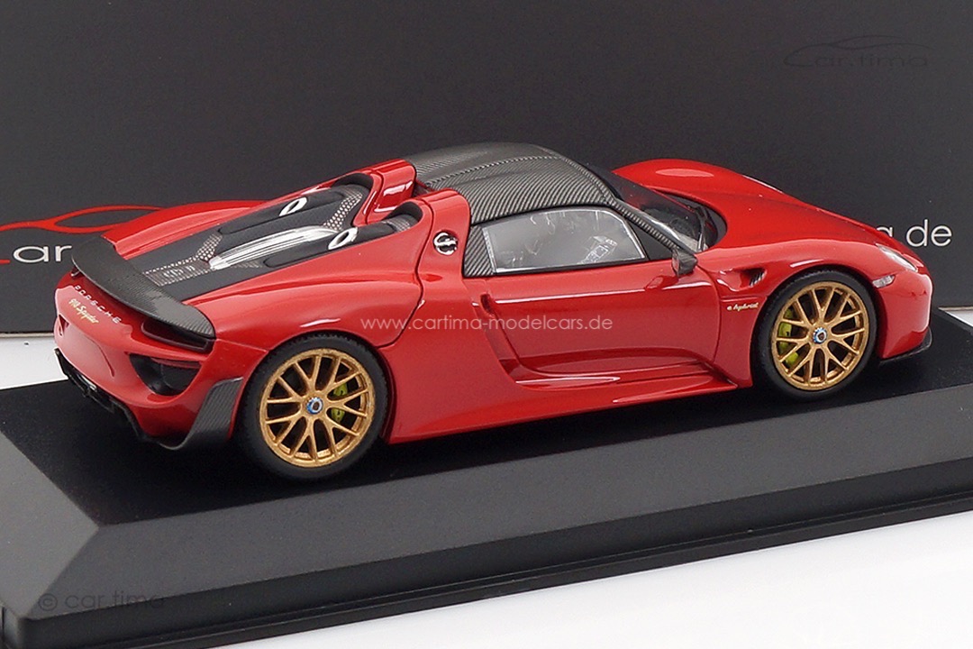 Porsche 918 Spyder Weissach Paket China Edition Minichamps car.tima CUSTOMIZED 1:43