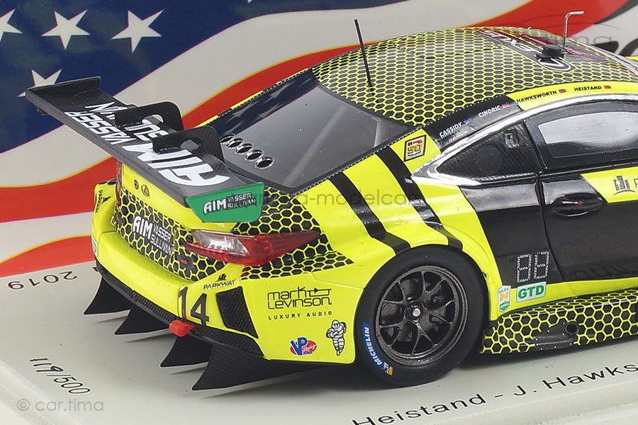 Lexus RC F GT3 24h Daytona 2018 Cindric/Cassidy/Heistand Spark 1:43 US076 Lexus RC F GT3 24h Daytona 2018 Cindric/Cassidy/Heistand Spark 1:43 US076
