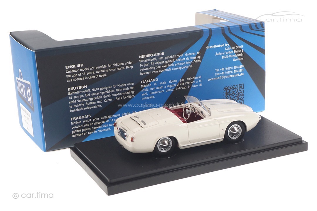 Porsche 356 Ghia weiß Avenue43 1:43 60057 Porsche 356 Ghia weiß Avenue43 1:43 60057