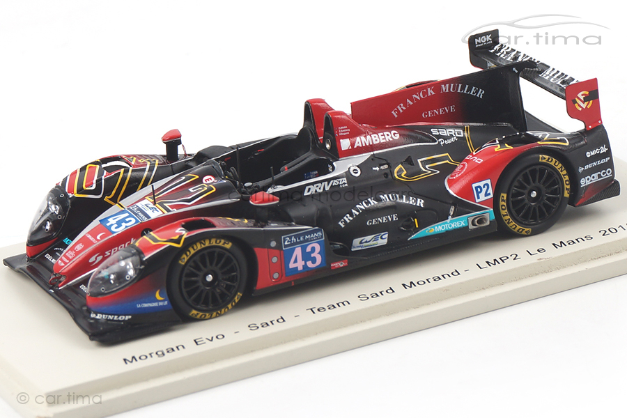 Morgan Evo 24h Le Mans 2015 Amberg/Ragues/Webb Spark 1:43 S4657 Morgan Evo 24h Le Mans 2015 Amberg/Ragues/Webb Spark 1:43 S4657