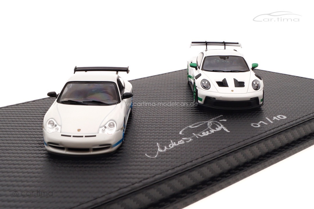 Set Porsche 911 GT3 RS (996/992) Originalsignatur Andreas Preuninger car.tima 1:43 Set Porsche 911 GT3 RS (996/992) Originalsignatur Andreas Preuninger car.tima 1:43