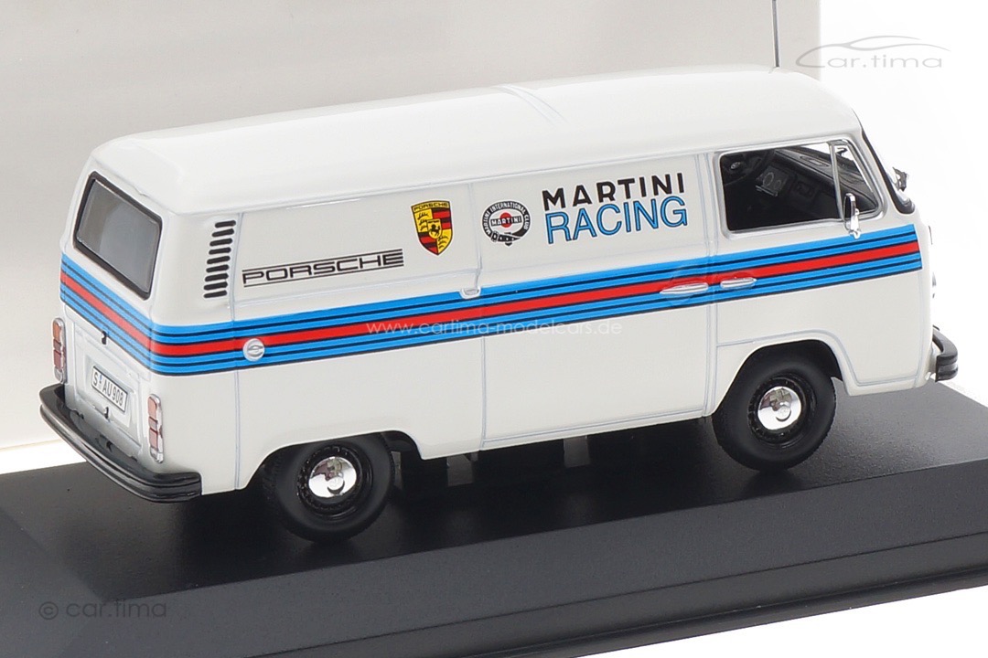 Volkswagen T2 Transporter Porsche Renndienst Martini weiß Minichamps 1:43 943053067 Volkswagen T2 Transporter Porsche Renndienst Martini weiß Minichamps 1:43 943053067