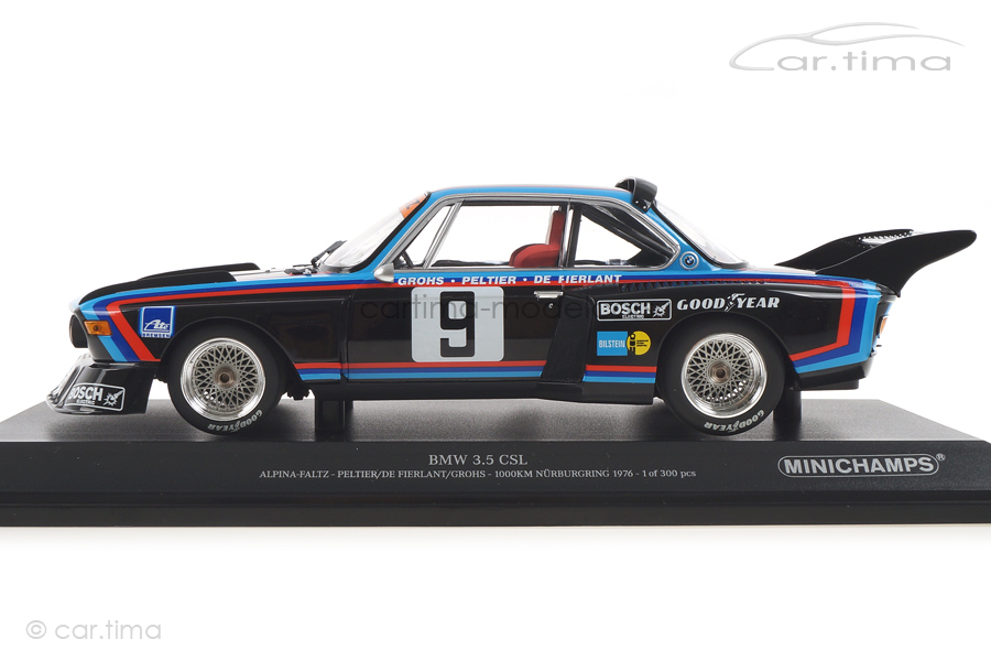 BMW 3.5 CSL 1000 km Nürburgring 1976 Peltier/De Fierlant/Grohs Minichamps 1:18 155762609