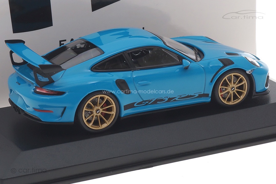 Porsche 911 (991 II) GT3 RS Miamiblau/Rad Aurum Minichamps 1:43 413067046 Porsche 911 (991 II) GT3 RS Miamiblau/Rad Aurum Minichamps 1:43 413067046