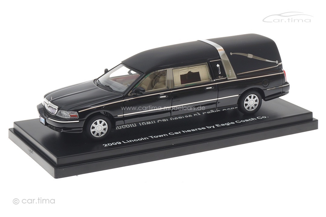 Lincoln Town Car Hearse by Eagle Coach Co. 2009 schwarz Esval Models 1:43 EMUS43022B Lincoln Town Car Hearse by Eagle Coach Co. 2009 schwarz Esval Models 1:43 EMUS43022B