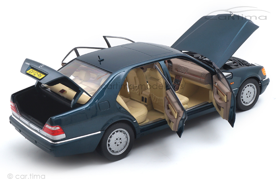 Mercedes-Benz S600 1997 grün met. Norev 1:18 183593 Mercedes-Benz S600 1997 grün met. Norev 1:18 183593