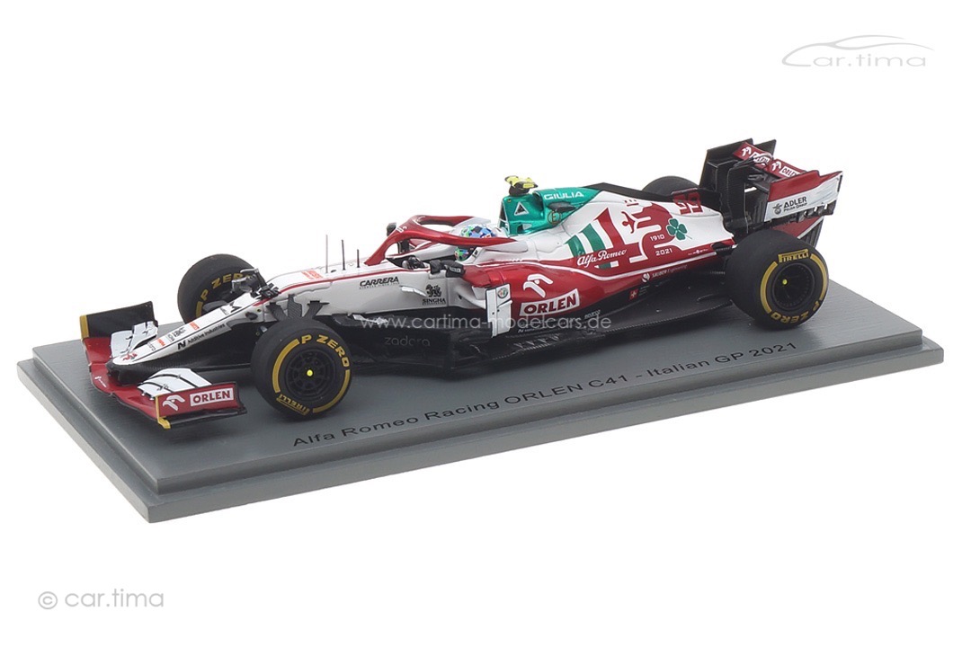 Alfa Romeo Racing Orlen C41 GP Italien 2021 Antonio Giovinazzi Spark 1:43 S7688