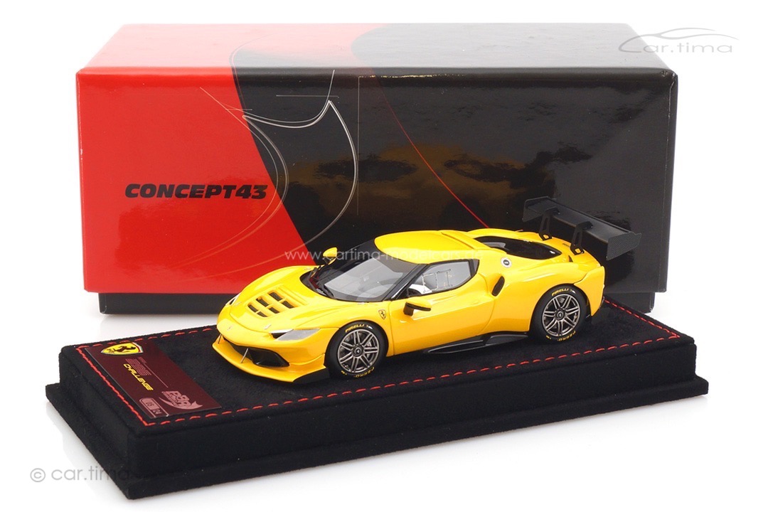 Ferrari 296 Challenge Giallo Modena BBR 1:43 BBRC293B