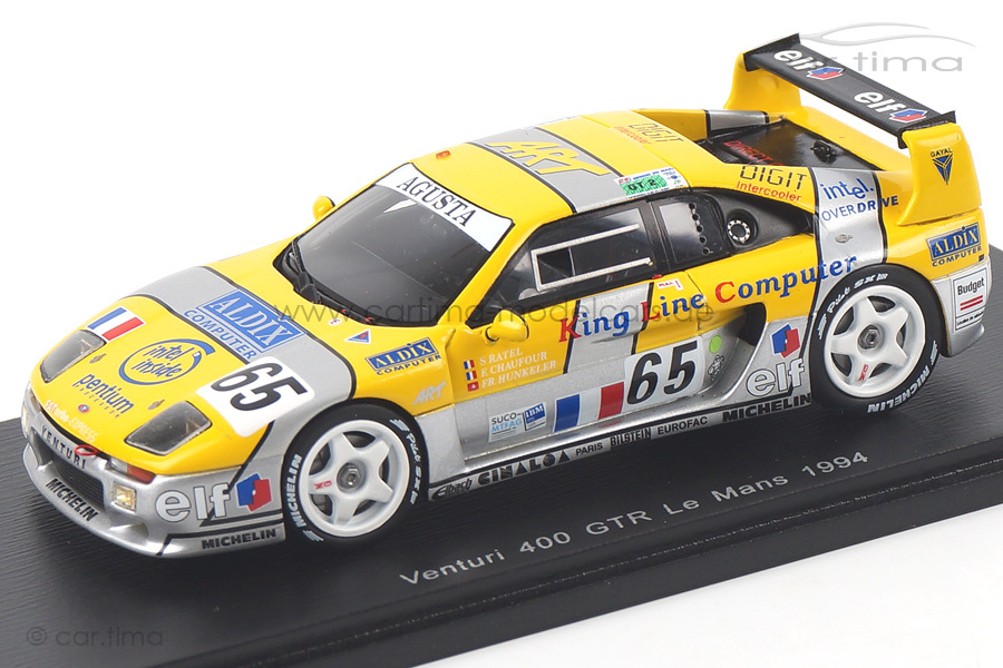 Venturi 400 GTR 24h Le Mans 1994 Chaufour/Hunkeler/Ratel Spark 1:43 S2280 Venturi 400 GTR 24h Le Mans 1994 Chaufour/Hunkeler/Ratel Spark 1:43 S2280