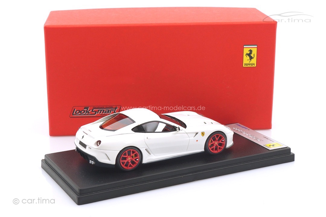Ferrari 599 GTO 2010 bianco avus car.tima EXCLUSIVE LookSmart 1:43 LS369