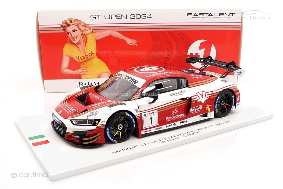 Audi R8 LMS GT3 evo II Winner GT Open 2024 Eastalent Racing Spark 1:18 FF041