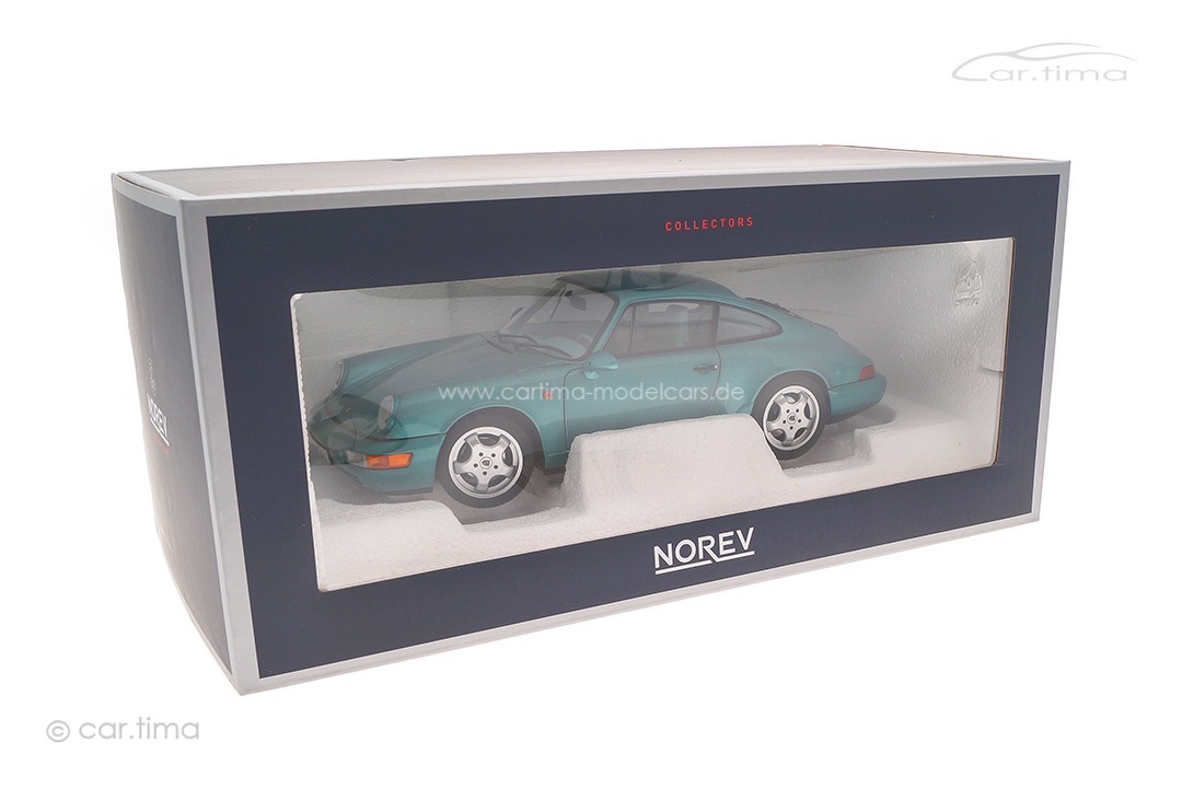 Porsche 911 (964) Carrera 2 Wimbledongrün Norev 1:18 187329 Porsche 911 (964) Carrera 2 Wimbledongrün Norev 1:18 187329