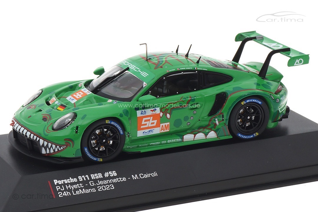 Porsche 911 RSR-19 "REXY" 24h Le Mans 2023 Cairoli/Hyett/Jeannette IXO 1:43 LEGT43-23005 Porsche 911 RSR-19 "REXY" 24h Le Mans 2023 Cairoli/Hyett/Jeannette IXO 1:43 LEGT43-23005