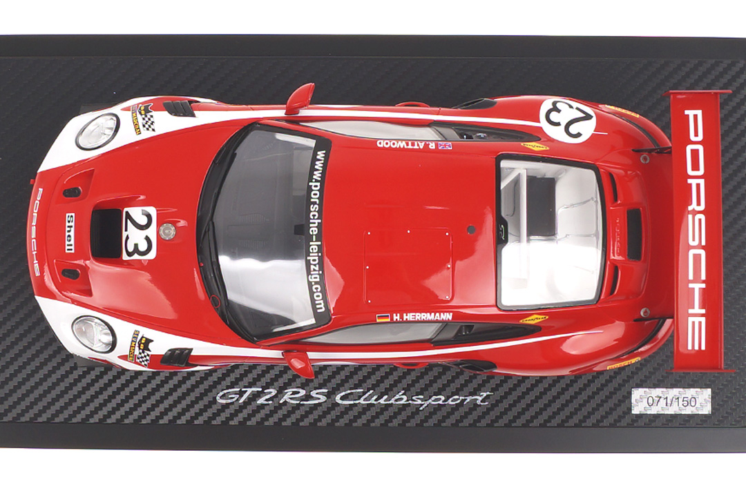 Porsche 911 GT2 RS Clubsport Salzburg Design Porsche Leipzig Spark 1:18 WAXL2100004