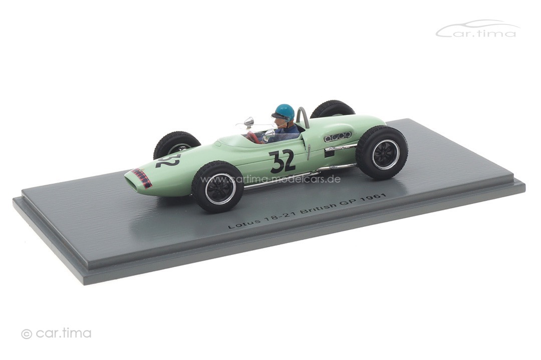 Lotus 18-21 GP Großbritannien 1961 Lucien Bianchi Spark 1:43 S7446 Lotus 18-21 GP Großbritannien 1961 Lucien Bianchi Spark 1:43 S7446