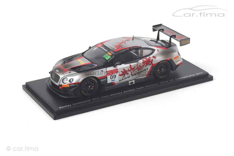 Bentley Continental GT3 China GT Championship 2017 Geng/Imperatori Spark 1:43 SP178