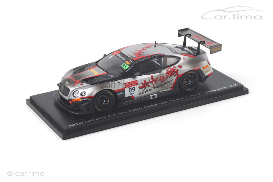 Bentley Continental GT3 China GT Championship 2017 Geng/Imperatori Spark 1:43 SP178 Bentley Continental GT3 China GT Championship 2017 Geng/Imperatori Spark 1:43 SP178