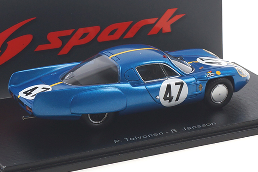 Alpine A210 24h Le Mans 1966 Toivonen/Jansson Spark 1:43 S5476 Alpine A210 24h Le Mans 1966 Toivonen/Jansson Spark 1:43 S5476