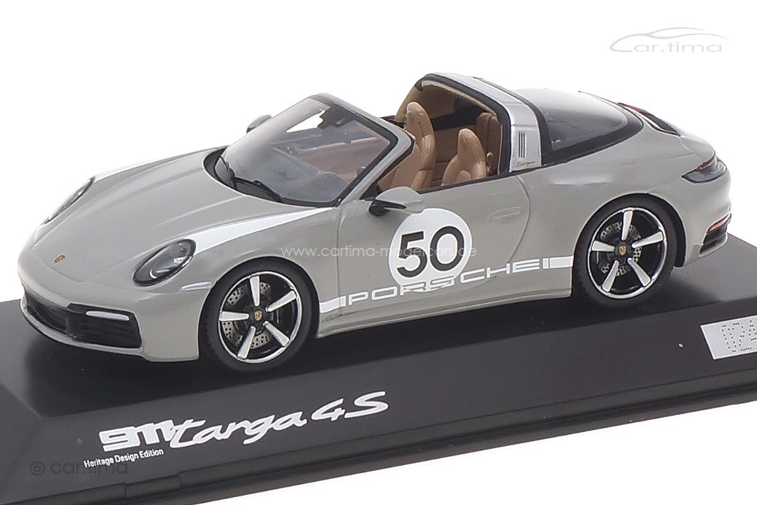 Porsche 911 (992) Targa 4S Heritage Design Kreide Spark 1:43 WAP0209180NM9A Porsche 911 (992) Targa 4S Heritage Design Kreide Spark 1:43 WAP0209180NM9A