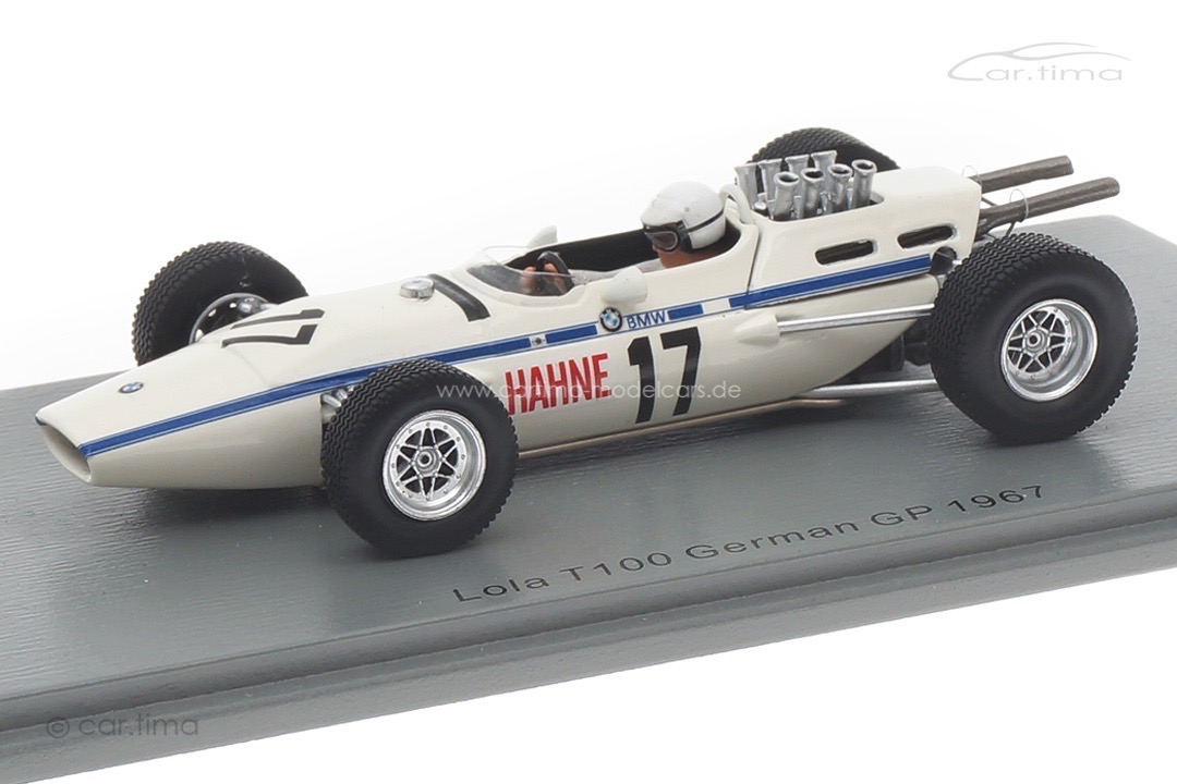 Lola T100 GP Deutschland 1967 Hubert Hahne Spark 1:43 S5335 Lola T100 GP Deutschland 1967 Hubert Hahne Spark 1:43 S5335