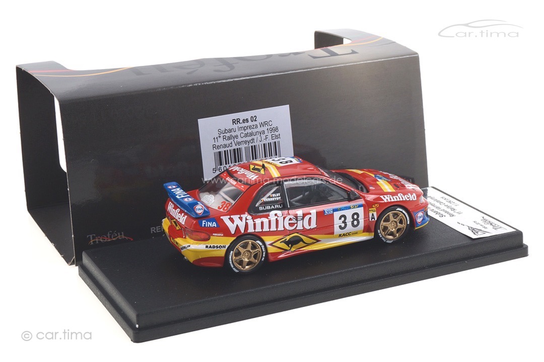 Subaru WRC Rallye Catalunya 1998 Verreydt/Elst Trofeu 1:43 RRES02 Subaru WRC Rallye Catalunya 1998 Verreydt/Elst Trofeu 1:43 RRES02