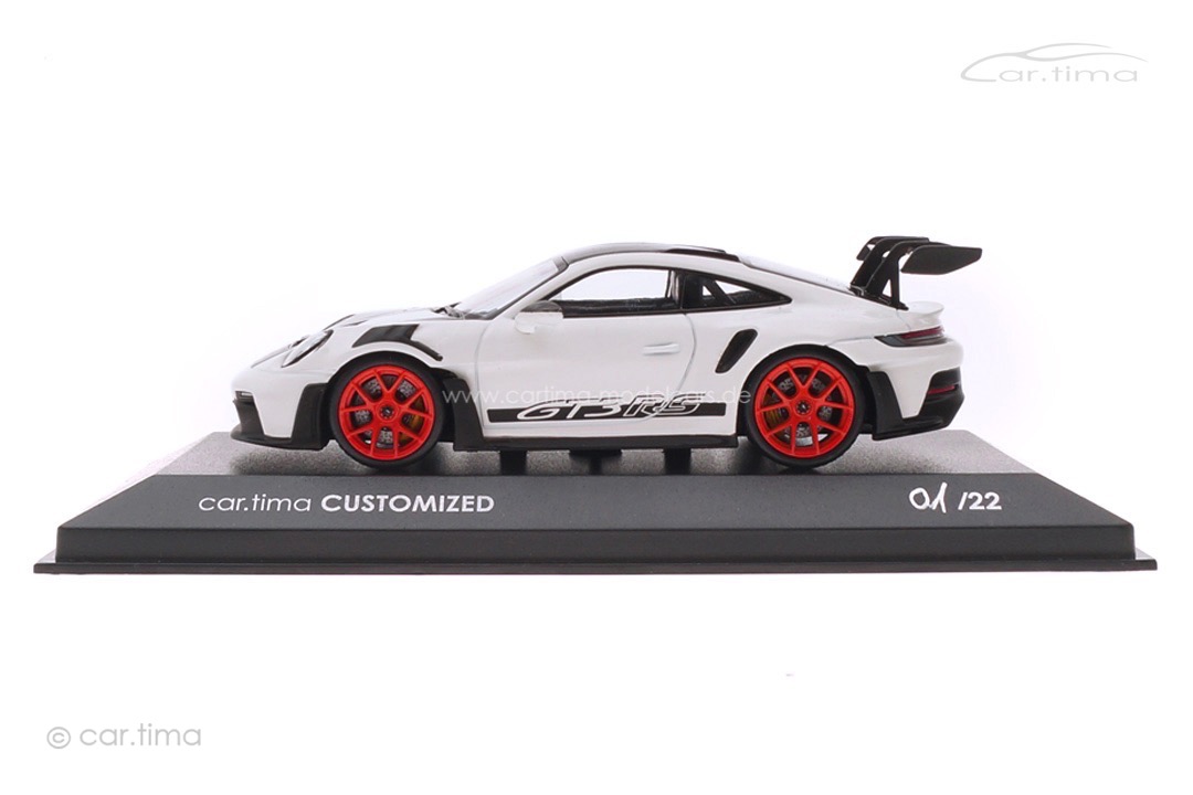 Porsche 911 (992) GT3 RS Weissach Paket Japan Edition Minichamps car.tima CUSTOMIZED 1:43 Porsche 911 (992) GT3 RS Weissach Paket Japan Edition Minichamps car.tima CUSTOMIZED 1:43