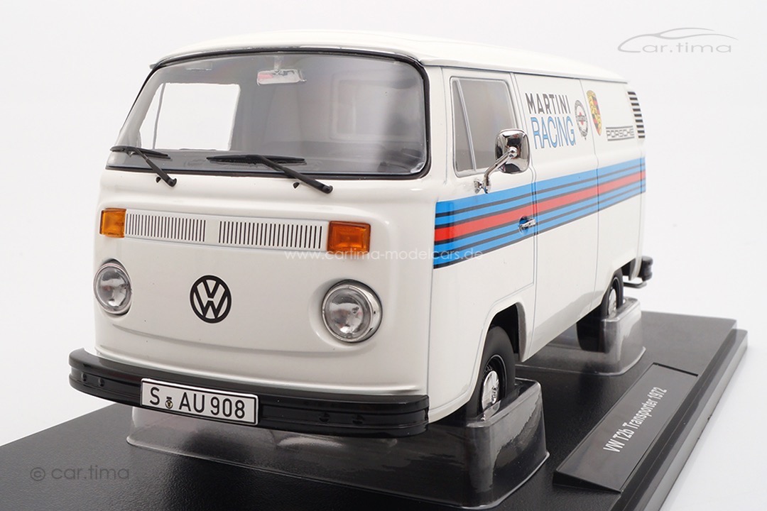VW T2b Porsche Renndienst Martini Racing weiß KK Scale 1:18 KKDC181414