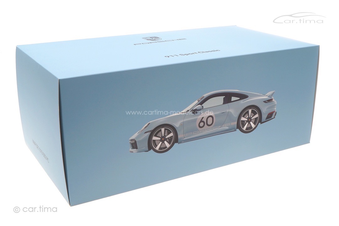 Porsche 911 (992) Sport Classic Meissenblau Spark 1:18 WAP0210100SSPC Porsche 911 (992) Sport Classic Meissenblau Spark 1:18 WAP0210100SSPC