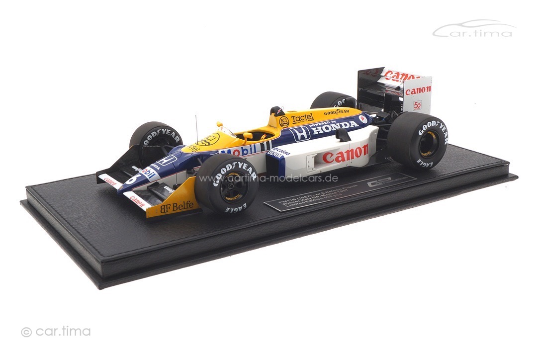Williams FW11B GP Monza World Champion 1987 Nelson Piquet GP Replicas 1:18 GP132B Williams FW11B GP Monza World Champion 1987 Nelson Piquet GP Replicas 1:18 GP132B