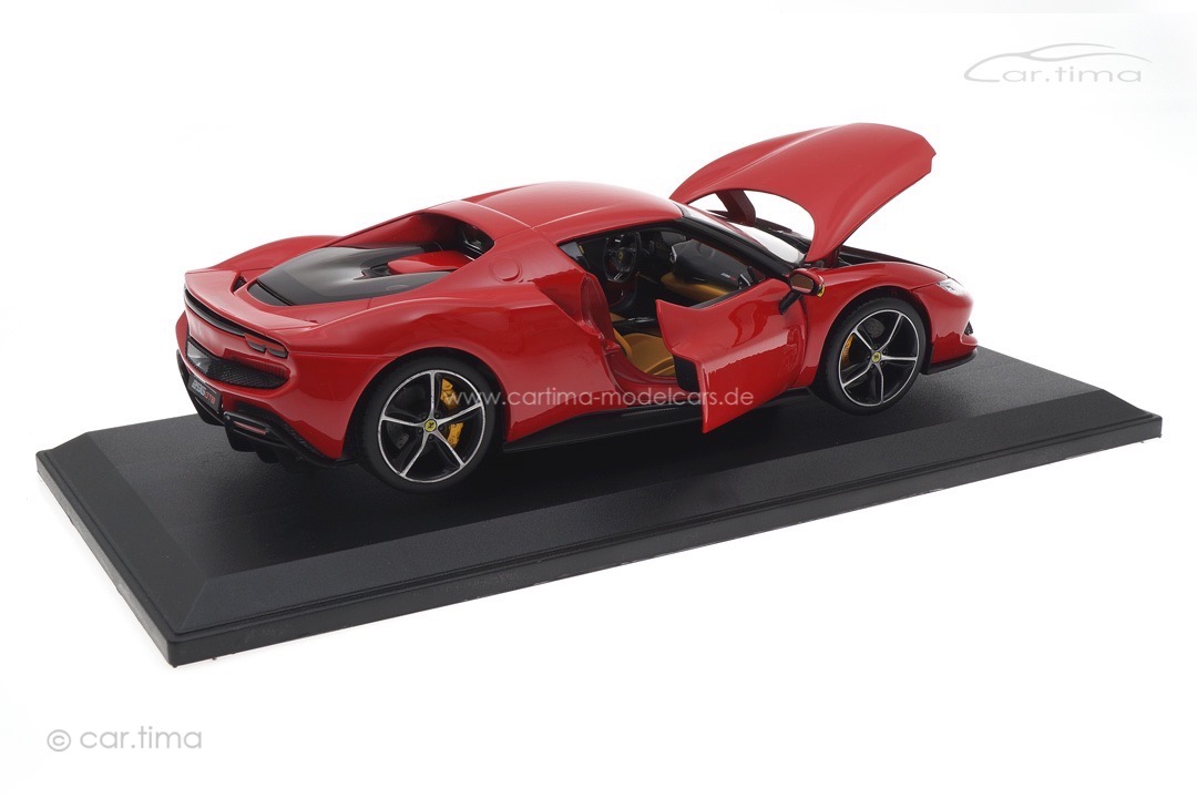 Ferrari 296 GTB Hybrid 830HP V6 2022 rot Bburago 1:18 18-16018 Ferrari 296 GTB Hybrid 830HP V6 2022 rot Bburago 1:18 18-16018