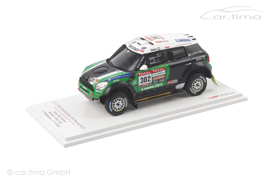 Mini Countryman All4 Racing Winner Rally Dakar 2012 Peterhansel/Cottret TSM 1:43 TSM144342 Mini Countryman All4 Racing Winner Rally Dakar 2012 Peterhansel/Cottret TSM 1:43 TSM144342