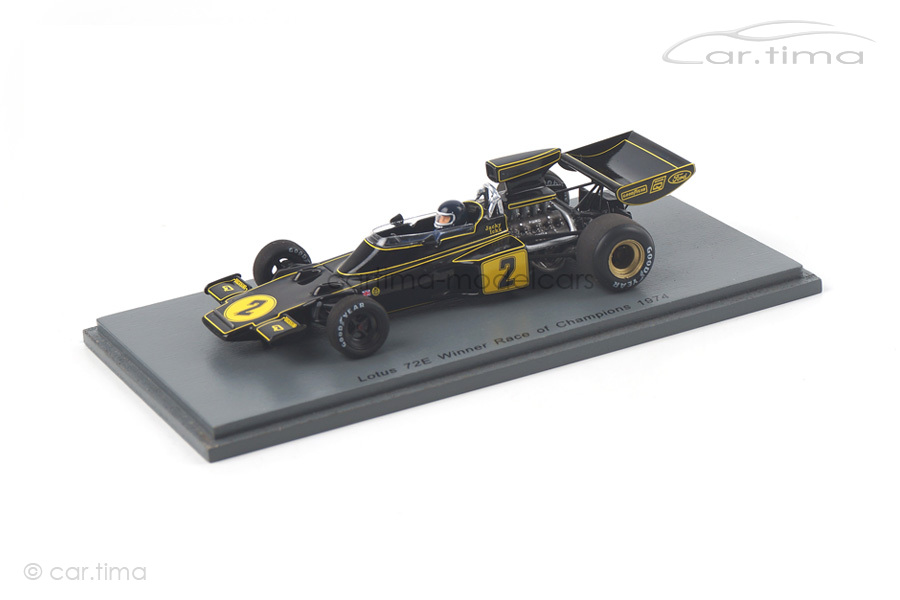Lotus 72E Winner Race of Champions 1974 Jacky Ickx Spark 1:43 S4834 Lotus 72E Winner Race of Champions 1974 Jacky Ickx Spark 1:43 S4834