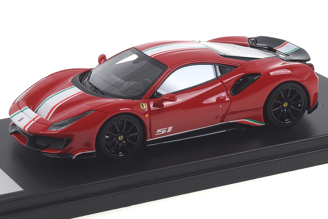 Ferrari 488 Pista Piloti Rosso Corsa LookSmart 1:43 LS488PPA Ferrari 488 Pista Piloti Rosso Corsa LookSmart 1:43 LS488PPA