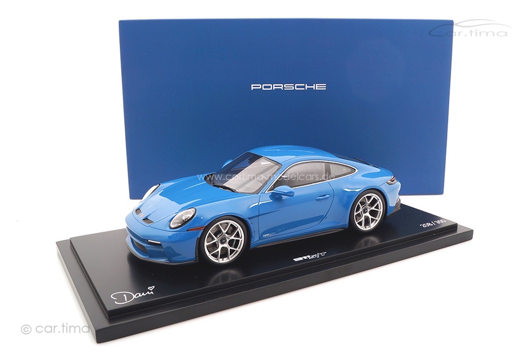 Porsche 911 (992) S/T Sonderwunsch Dani Blue Spark 1:18 WAP0214220T0ST