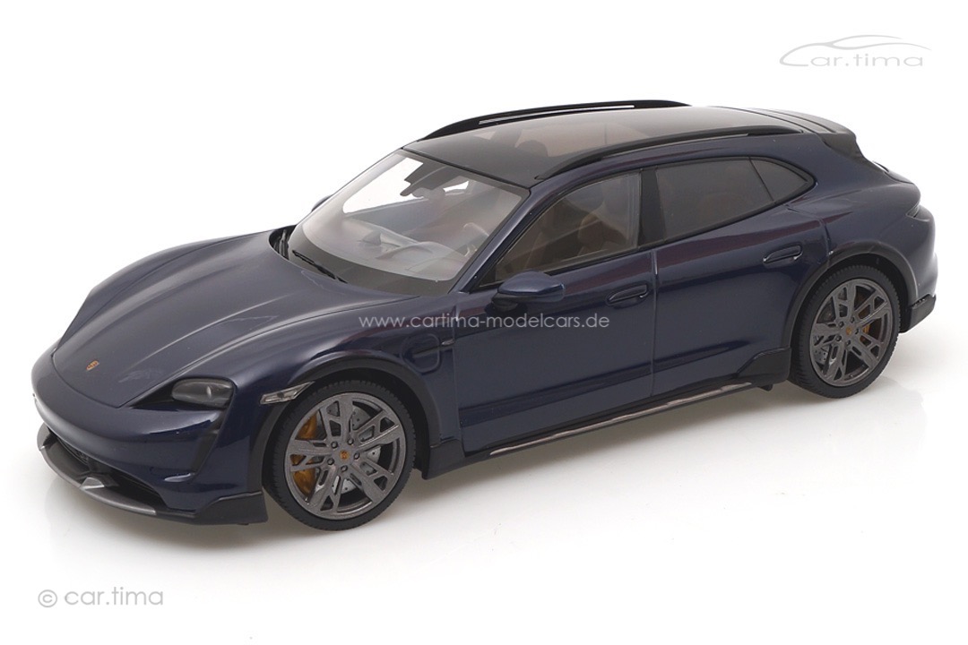 Porsche Taycan Turbo S Cross Turismo Enzianblaumet. Minichamps 1:18 WAP0217830M002