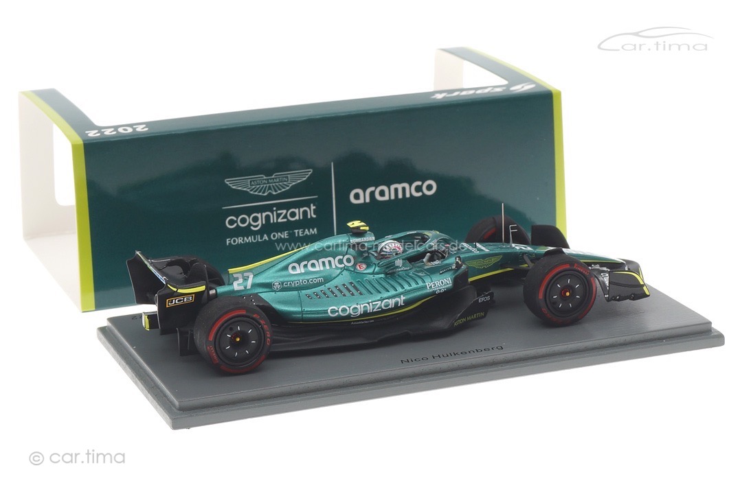 Aston Martin AMR22 GP Bahrain 2022 Nico Hülkenberg Spark 1:43 S8531 Aston Martin AMR22 GP Bahrain 2022 Nico Hülkenberg Spark 1:43 S8531