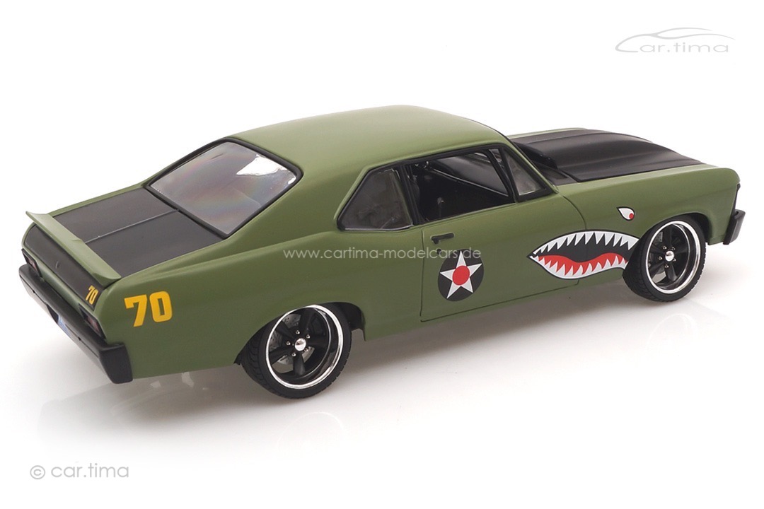 Chevrolet Nova Warhawk Coupe 1970 grün/schwarz GMP 1:18 18957-B Chevrolet Nova Warhawk Coupe 1970 grün/schwarz GMP 1:18 18957-B