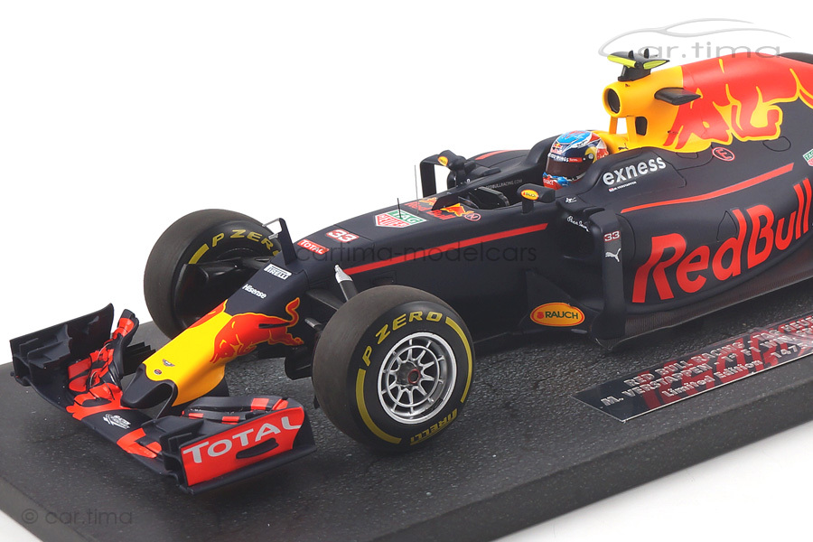 Red Bull Racing RB12 Winner Spanish GP 2016 Max Verstappen Minichamps 1:18 117160333