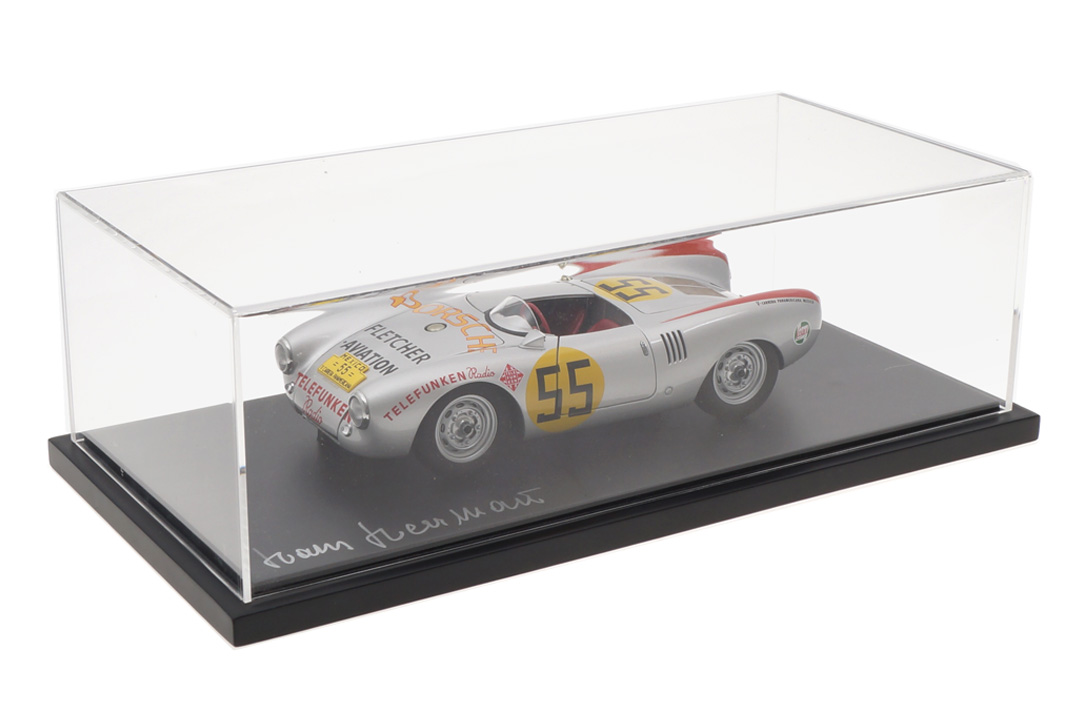 Porsche 550 1500 RS Spyder Carrera Panamericana 1954 Originalsignatur Hans Herrmann AutoArt 1:18 CAC01824008