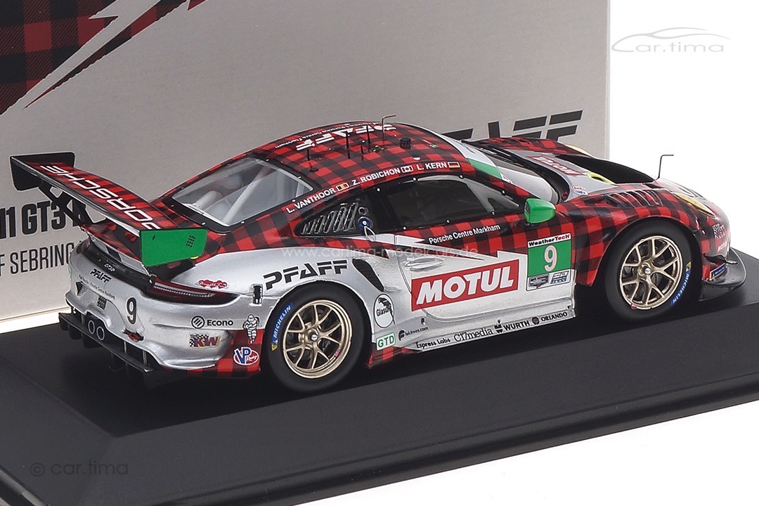 Porsche 911 GT3 R Winner GTD 12h Sebring 2021 Kern/Robichon/Vanthoor Spark 1:43 MAP02085221 Porsche 911 GT3 R Winner GTD 12h Sebring 2021 Kern/Robichon/Vanthoor Spark 1:43 MAP02085221
