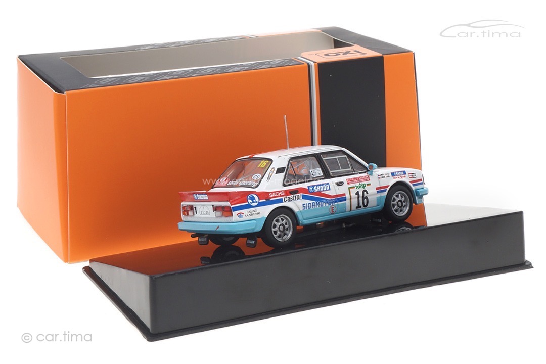 Skoda 130 LR Rallye Sanremo 1986 Krecek/Motl IXO 1:43 RAC336 Skoda 130 LR Rallye Sanremo 1986 Krecek/Motl IXO 1:43 RAC336