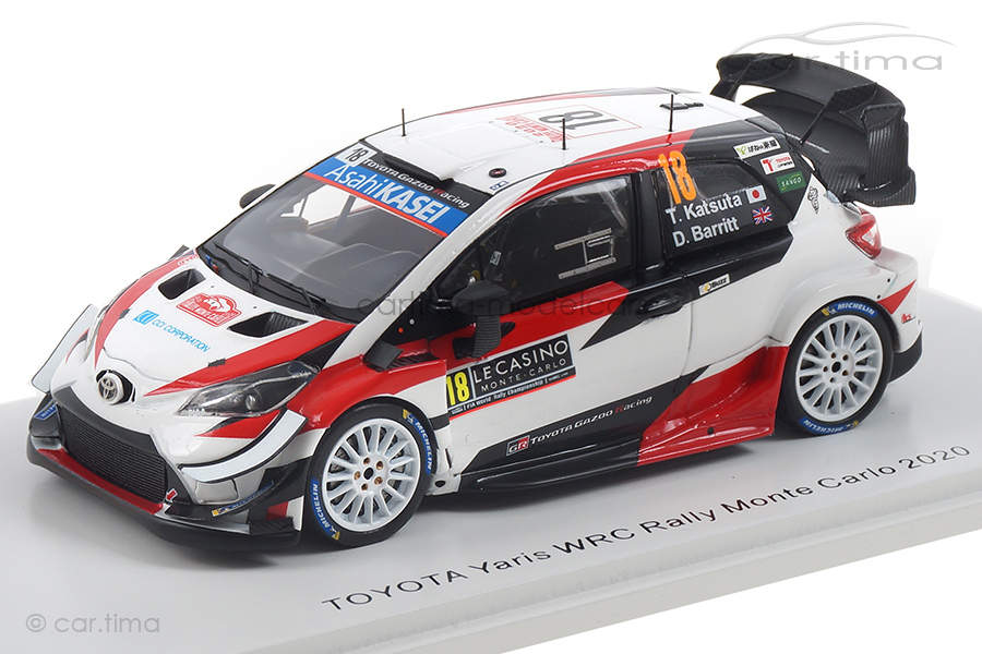 Toyota Yaris WRC Rallye Monte Carlo 2020 Katsuta/Barritt Spark 1:43 S6556 Toyota Yaris WRC Rallye Monte Carlo 2020 Katsuta/Barritt Spark 1:43 S6556