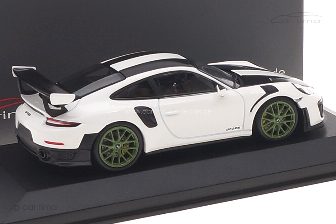 Porsche 911 (991 II) GT2 RS Weiß/Rad Olivgrün Minichamps car.tima CUSTOMIZED 1:43