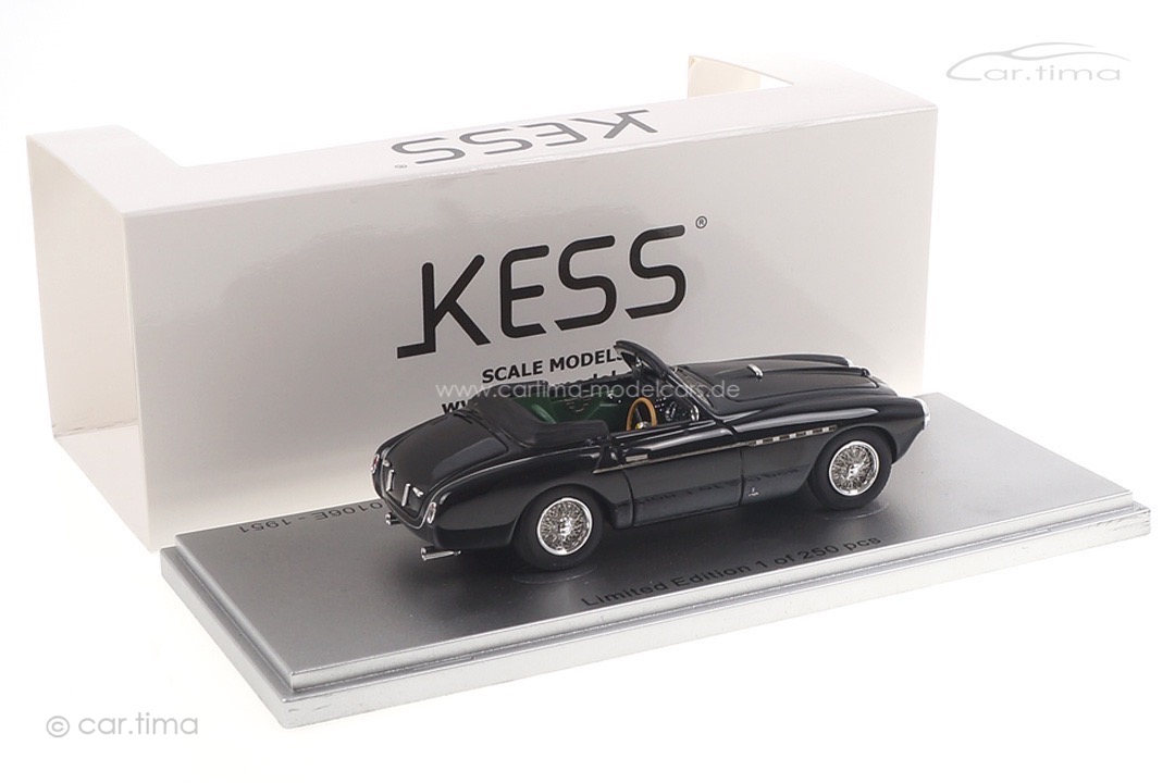 Ferrari 212 Export Vignale Spider 1951 schwarz Kess 1:43 KE43056051 Ferrari 212 Export Vignale Spider 1951 schwarz Kess 1:43 KE43056051